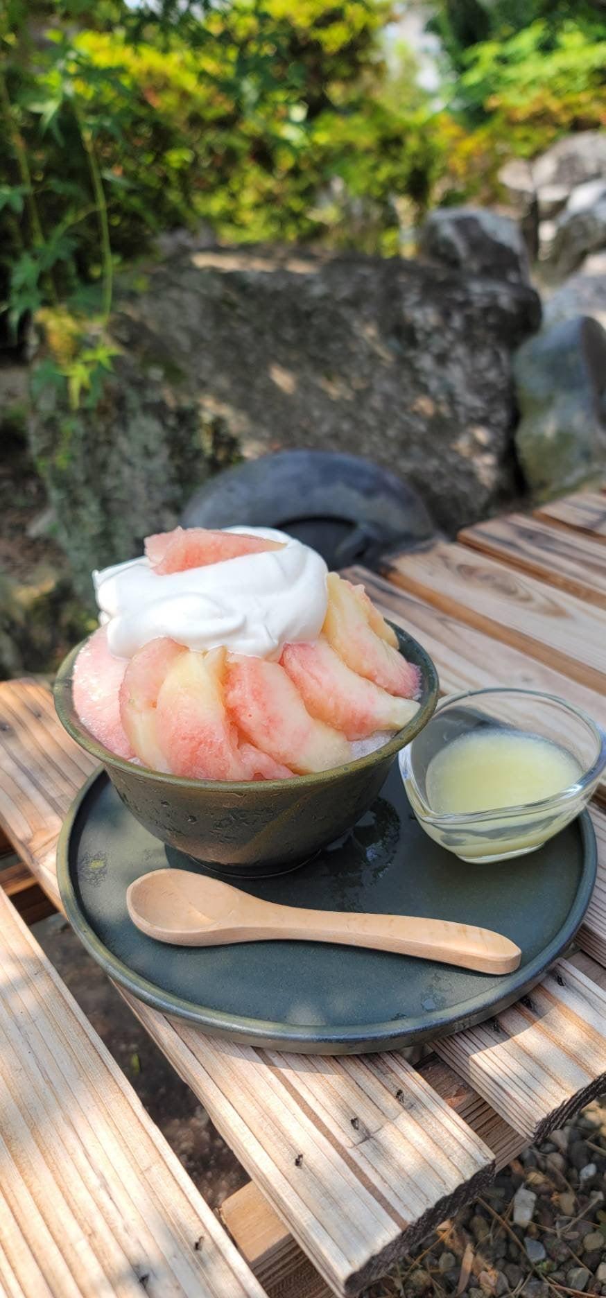 「福岡よかバスキャンペーン対象」でお得です!行列の出来るお店 ふわふわかき氷 予約がとれました(並ばなくて大丈夫!)(桃とオレンジ)より選べます!_ツアー画像1